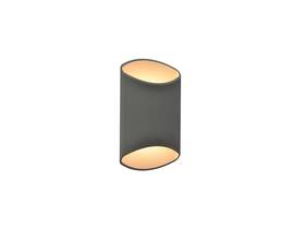 Av9897-slv Avenue Lighting Av9897 Outdoor 12 Inch Tall Led Cylindrical - Silver