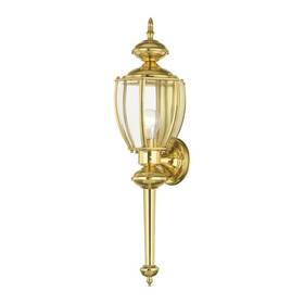 Hd08755 Aviance Lighting Bannington 1 Light Polished Brass Outdoor Wall Sconce