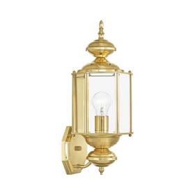 Hd52321 Aviance Lighting Bannington 1 Light Polished Brass Outdoor Wall Sconce