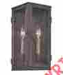 B3202 Bermuda Troy Lighting Aged Pewter 2 Light Outdoor Wall Sconce Retail 440
