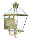 B8951nab Lighting Outdoor Wall Troy Montgomery Naturally Aged Brass Lantern