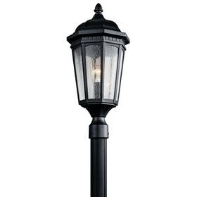 147-bel-1044909 Bailey Street Home 1 Light Outdoor Post Mount - With Traditional Inspirations 23.75 Inches Tall