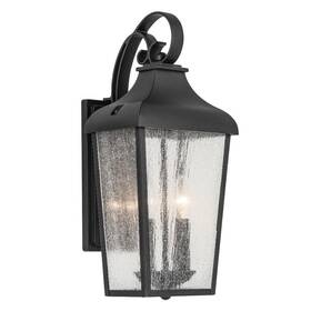 147-bel-5147217 Bailey Street Home 2 Light Outdoor Wall Mount In Traditional Style-18.5 Inches Tall And 8.5