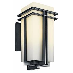 147-bel-553943 Bailey Street Home 1 Light Outdoor Wall Mount - 17.25 Inches Tall By 8.5 Wide