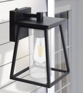 71-bel-2749324 Bailey Street Home 17 Inch Dusk To Dawn Outdoor Wall Lantern 1 In Box Bulb Base