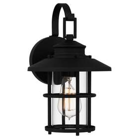71-bel-4621690 Bailey Street Home 1 Light Outdoor Wall Lantern In Transitional Style-12.75 Inches Tall And 8