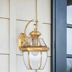 71-bel-619357 Bailey Street Home Traditional 1-light Medium Wall Lantern With Classic Beveled Glass Design 8