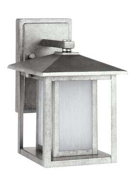 73-bel-2756501 Bailey Street Home 11 Inch 9w 1 Led Outdoor Small Wall Lantern-weathered Pewter Finish-led Lamping