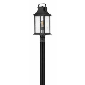 81-bel-3335659 Bailey Street Home 1 Light Medium Outdoor Post Mount Lantern In Traditional Style - 8.5 Inches Wide