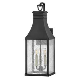 81-bel-4782429 Bailey Street Home 3 Light Outdoor Wall Mount In Traditional Style-26.25 Inches Tall And 9