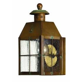 81-bel-558868 Bailey Street Home Brass Outdoor Lantern Fixture In Traditional-coastal Style - 4.5 Inches Wide By