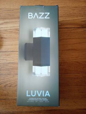 W22042bk Bazz Luvia Indoor/outdoor Light Fixture