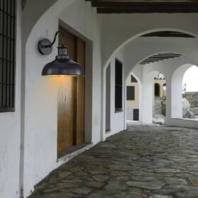 Beambox 711181741858 11.5 Inch 1-light Black Home Outdoor Wall Sconce Gooseneck Farmhouse Barn Light