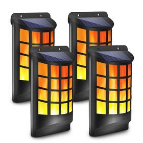 Yy106-5 Bebrant Solar Flame Lights Outdoor Waterproof Flickering Light Dark Sens