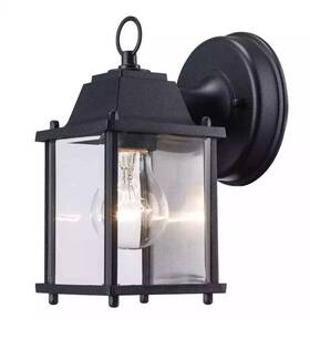 40455-bk Bel Air Lighting Patrician 1light Black Outdoor Wall Light Fixture With Clear Glass 40455-bk Bel Air Lighting Patrician 1light Black Outdoor Wall Light Fixture With Clear Glass