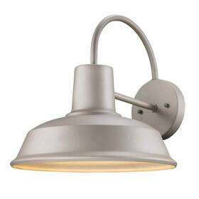 50330-sl Bel Air Lighting Tacoma 1-light Silver Farmhouse Outdoor Barn Light Wall Sconce