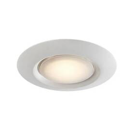 Bel Air Lighting 736916654661 7.5 Inch White Integrated Led Miniature Disk Flush Mount Ceiling Light Fixture