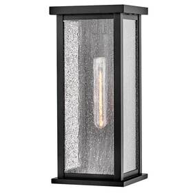 Hl29044 Bellevue 29044bk Teller 15 Inch Tall Outdoor Wall Sconce - Black