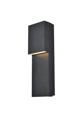 Egws95246bk Bellevue Egws95246 Merissa 16 Inch Tall Led Outdoor Wall Sconce - Black