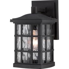 Mvws3289myb Bellevue Qzws3289 Cambria 1 Light 11 Inch Tall Outdoor Wall Sconce - Black