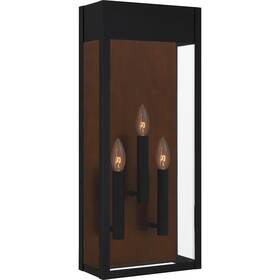 Qzws97614mbk Bellevue Qzws97614 Aristarchus 3 Light 24 Inch Tall Wall Sconce - Black Qzws97614mbk Bellevue Qzws97614 Aristarchus 3 Light 24 Inch Tall Wall Sconce - Black