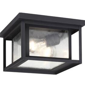 Sgcf73092bk Bellevue Sgcf73092 Crawford 2 Light 10 Inch W Flush Mount Square - Black