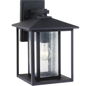 Sgws93425bk Bellevue Sgws93425 Crawford 1 Light 14 Inch Tall Outdoor Wall Sconce - Black
