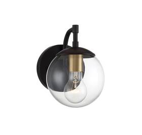 Shm50033orbnb Bellevue Shm50033 8 Inch Tall Outdoor Wall Sconce - Oil Rubbed Bronze / Natural
