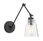 Gws8411mbk Bellevue Single Light 26inch Tall Bathroom Sconce Black Modern Farmhouse Gws8411mbk Bellevue Single Light 26inch Tall Bathroom Sconce Black Modern Farmhouse
