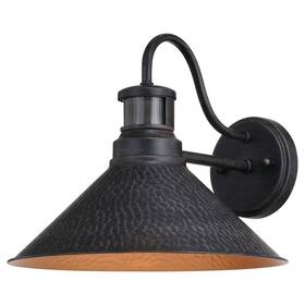 Vxws14672airlg Bellevue Vxws14672 Chasm 11 Inch Tall Outdoor Wall Sconce - Aged Iron / Light Gold