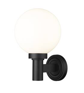Zws86319bkwhg Bellevue Zws86319 Samathra 13 Inch Tall Outdoor Wall Sconce - White Zws86319bkwhg Bellevue Zws86319 Samathra 13 Inch Tall Outdoor Wall Sconce - White