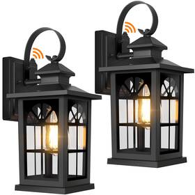 1046ab Beslowe 2-pack Dusk To Dawn Outdoor Wall Light Fixtures Aluminum Exterior Lighting F