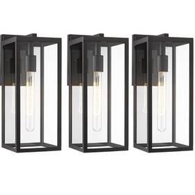 4176-wall Bestshared Outdoor Wall Lights 15 Inch Exterior Lanterns With Clear Glass Anti-rus