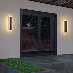 B068 Bieocur 2-pack Modern Outdoor Lights 3000-6000k Exterior Light Fixture 15.7 Inch B068 Bieocur 2-pack Modern Outdoor Lights 3000-6000k Exterior Light Fixture 15.7 Inch