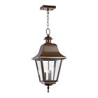 7031-3 Bishop " 3 Bronze Quorum Light International 10.75 Oiled Pendant Exterior