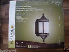 053755 Black Wall Exterior Light Fixture Portfolio Glass Metal 053755 Black Wall Exterior Light Fixture Portfolio Glass Metal