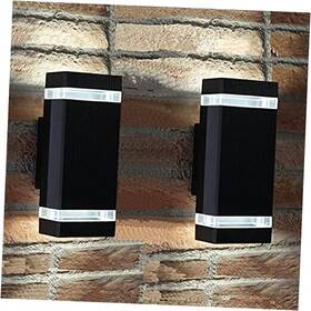 Bling 720310874039 Modern Led Outdoor Wall Lights Dusk To Dawn Lighting Square 2 Pack Bling 720310874039 Modern Led Outdoor Wall Lights Dusk To Dawn Lighting Square 2 Pack