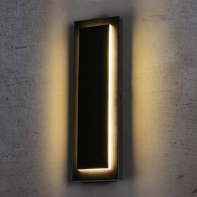 Bxowls16 Boxcupin Modern Outdoor Wall Lights 1 Pack Black Waterproof Led 40cm 15.7 Inch -1