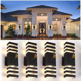 Bxowls9 Boxcupin Dusk To Dawn Outdoor Wall Light Fixture 4 Pack Up And Down Lights S