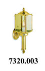 7320.003 Brass Lifetime Polished Exterior Medium Exeter Lantern Baldwin