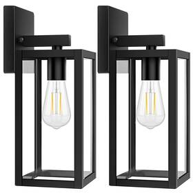 B04018p Brightever 2pk -bk 2-pack Outdoor Light Fixtures Wall Mount Waterproof Exterior Lanterns W B04018p Brightever 2pk -bk 2-pack Outdoor Light Fixtures Wall Mount Waterproof Exterior Lanterns W