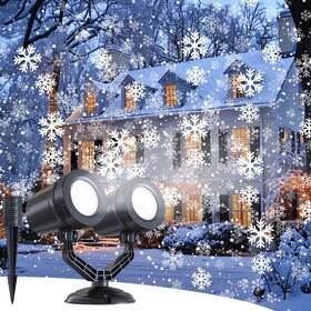 Tyd-ks-gl346 Brightown Christmas Snowflake Projector Double Black