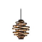 113-43 Bronze Corbett Leaf Gold Lighting Light Pendant