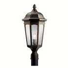 9532rz Bronze Kichler Rubbed Lighting 1 Lantern Post Courtyard Light Outdoor 9532rz Bronze Kichler Rubbed Lighting 1 Lantern Post Courtyard Light Outdoor