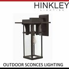 Bronze Light Rubbed Oil 1 Sconce Manhattan Outdoor 2325oz Lighting Hinkley