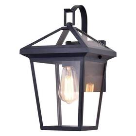 C Cattleya 708111933056 1-light Antique Zinc Hardwire Outdoor Wall Lantern Sconce