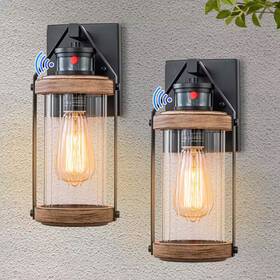 C Cattleya 726084719125 Black And Woodgrain Motion Sensing Dusk To Dawn Outdoor Hardwired Wall Lantern S C Cattleya 726084719125 Black And Woodgrain Motion Sensing Dusk To Dawn Outdoor Hardwired Wall Lantern S