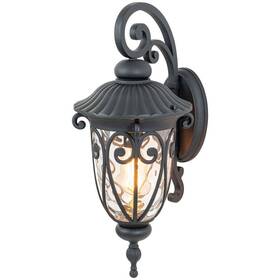 Hca2323-w C Cattleya 1-light Matte Black Aluminum Outdoor Hardwired Wall Lantern Sconce