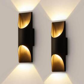 Hca2422-2w C Cattleya 2-light Matte Black Integrated Led Outdoor Hardwired Wall Lantern Hca2422-2w C Cattleya 2-light Matte Black Integrated Led Outdoor Hardwired Wall Lantern