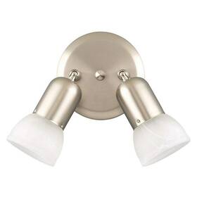 Icw92 Canarm 062345194165 Bpt Jasper Double Head Directional Spot-light Brushed Pewter